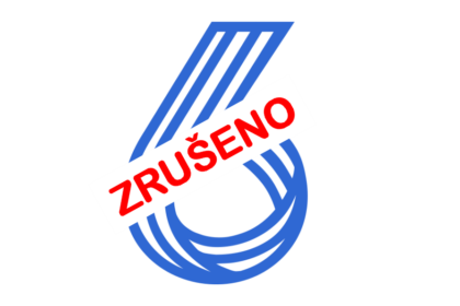 Logo šestka a text zrušeno