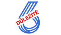 Logo šestka a text důležité