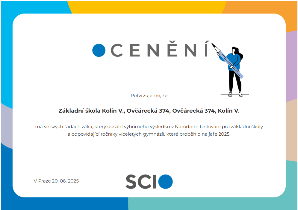 ocenění Scio